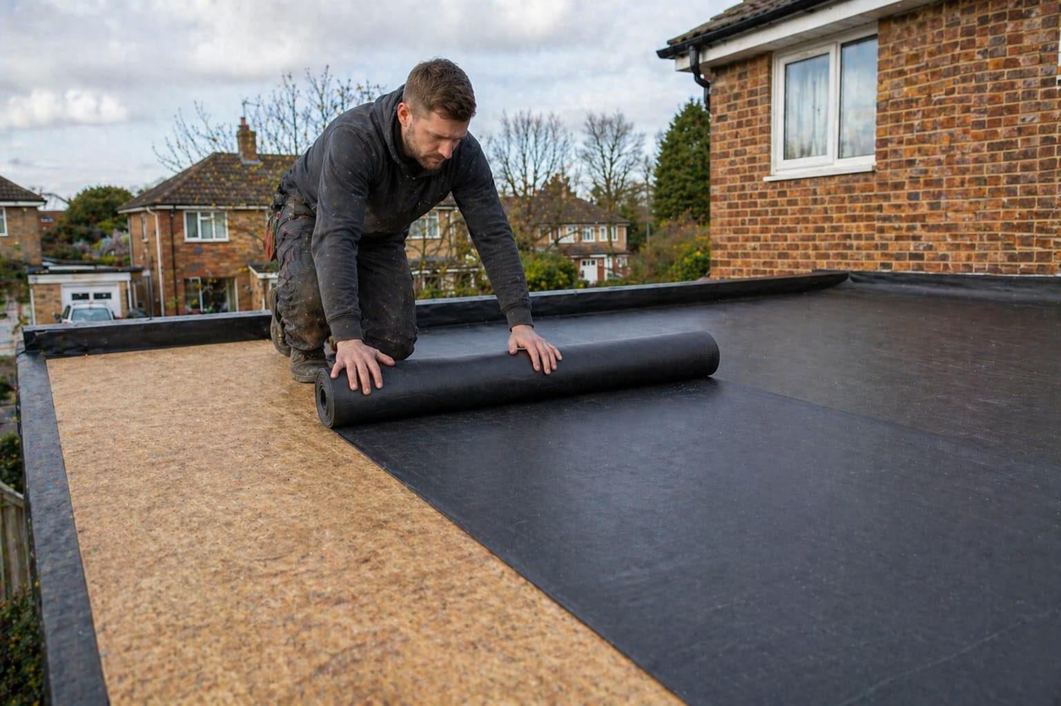 flat roof replacement Ipswich Suffolk